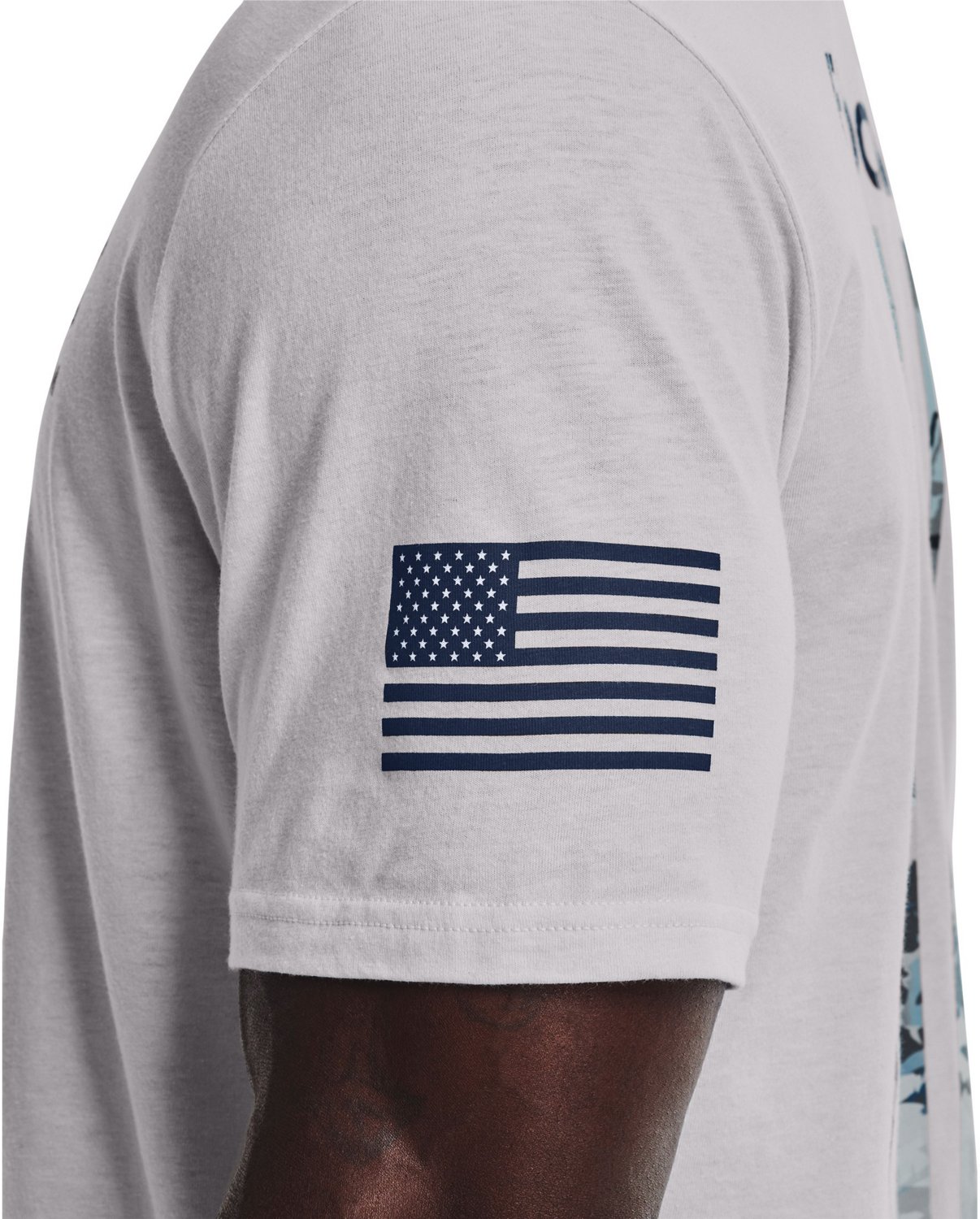 Under Armour Men's New Freedom Flag Camo Short Sleeve T-shirt - view number 3