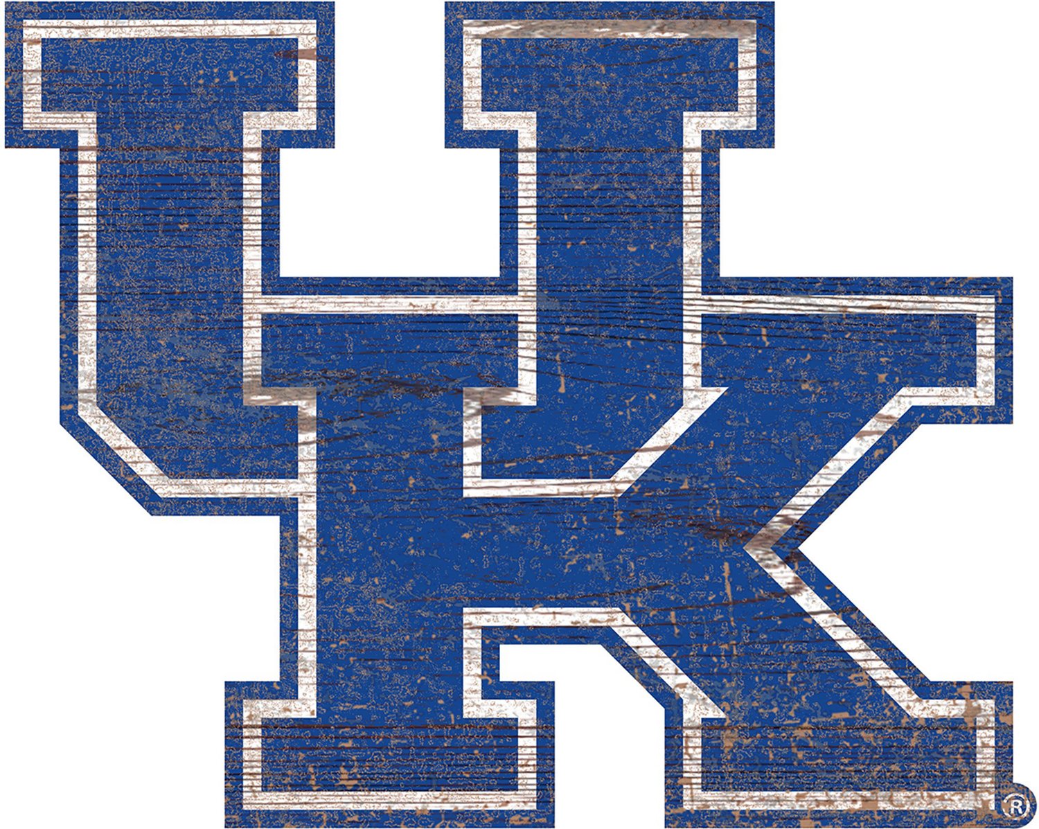 Fan Creations University of Kentucky Distressed Logo Cutout Sign | Academy