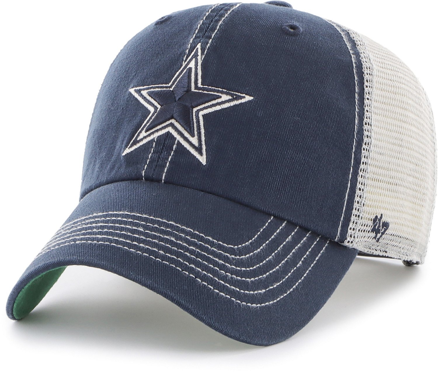 Dallas Cowboys New Era Youth 2022 Sideline Historic Sport Knit Hat with Pom  - White/Navy