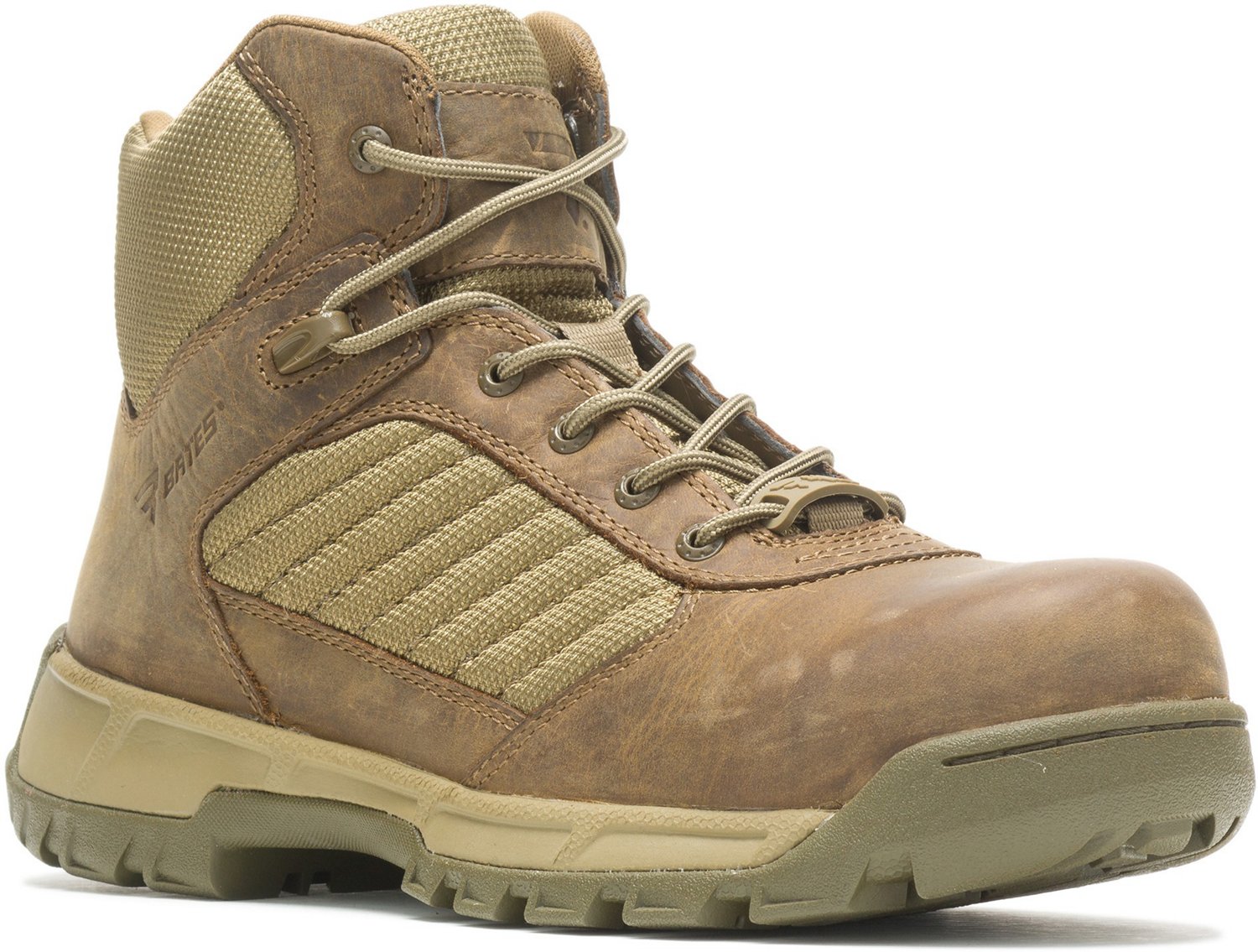Bates Men s Tactical Sport 2 Mid Side Zip EH Composite Toe Work Boots Academy