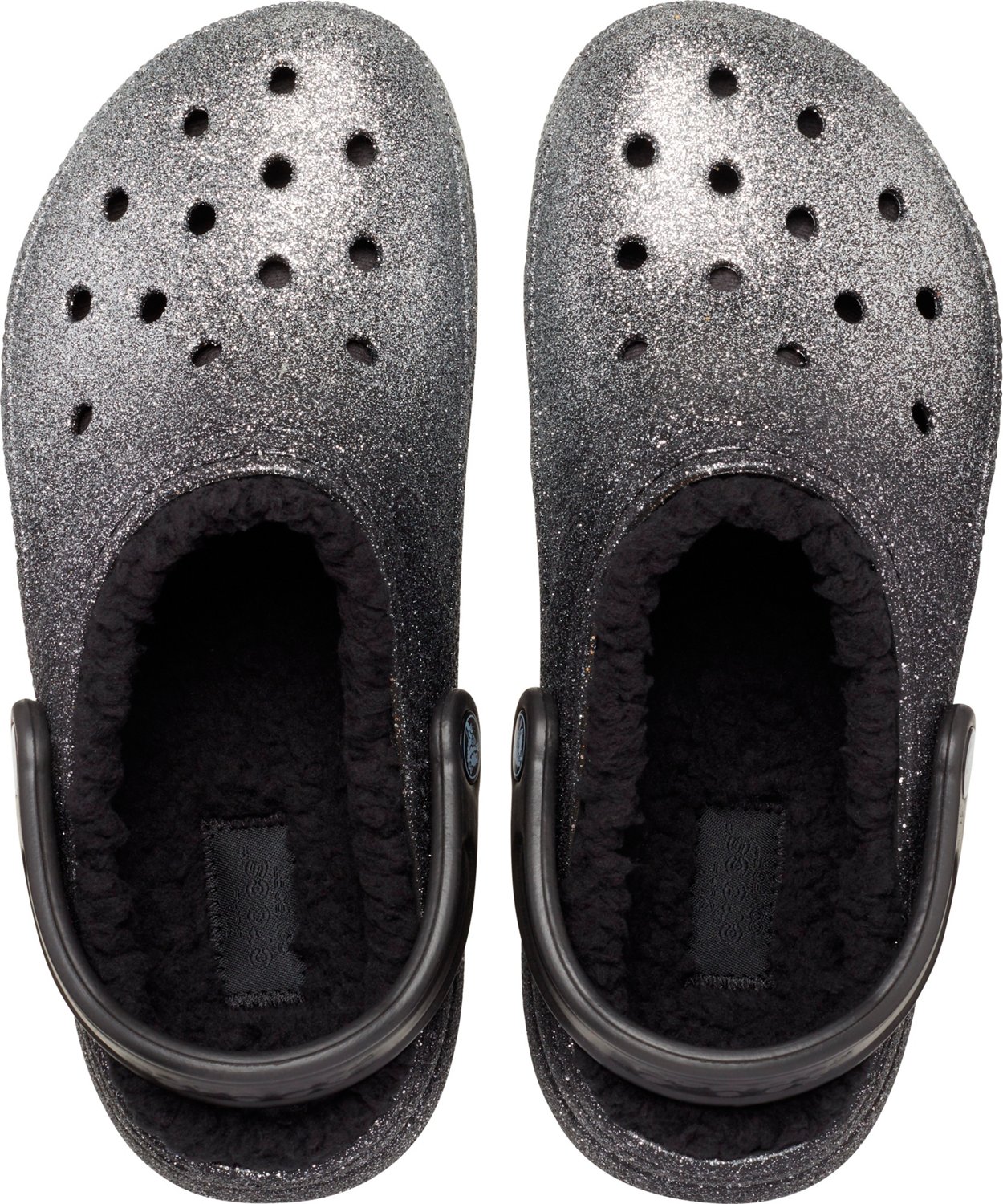Crocs Adults Classic Lined Glitter Clogs Academy