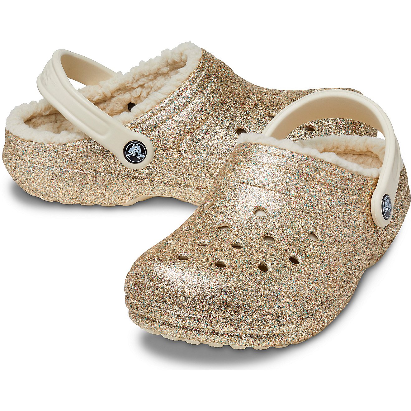 Crocs Women's Classic Lined Glitter Clogs                                                                                        - view number 4