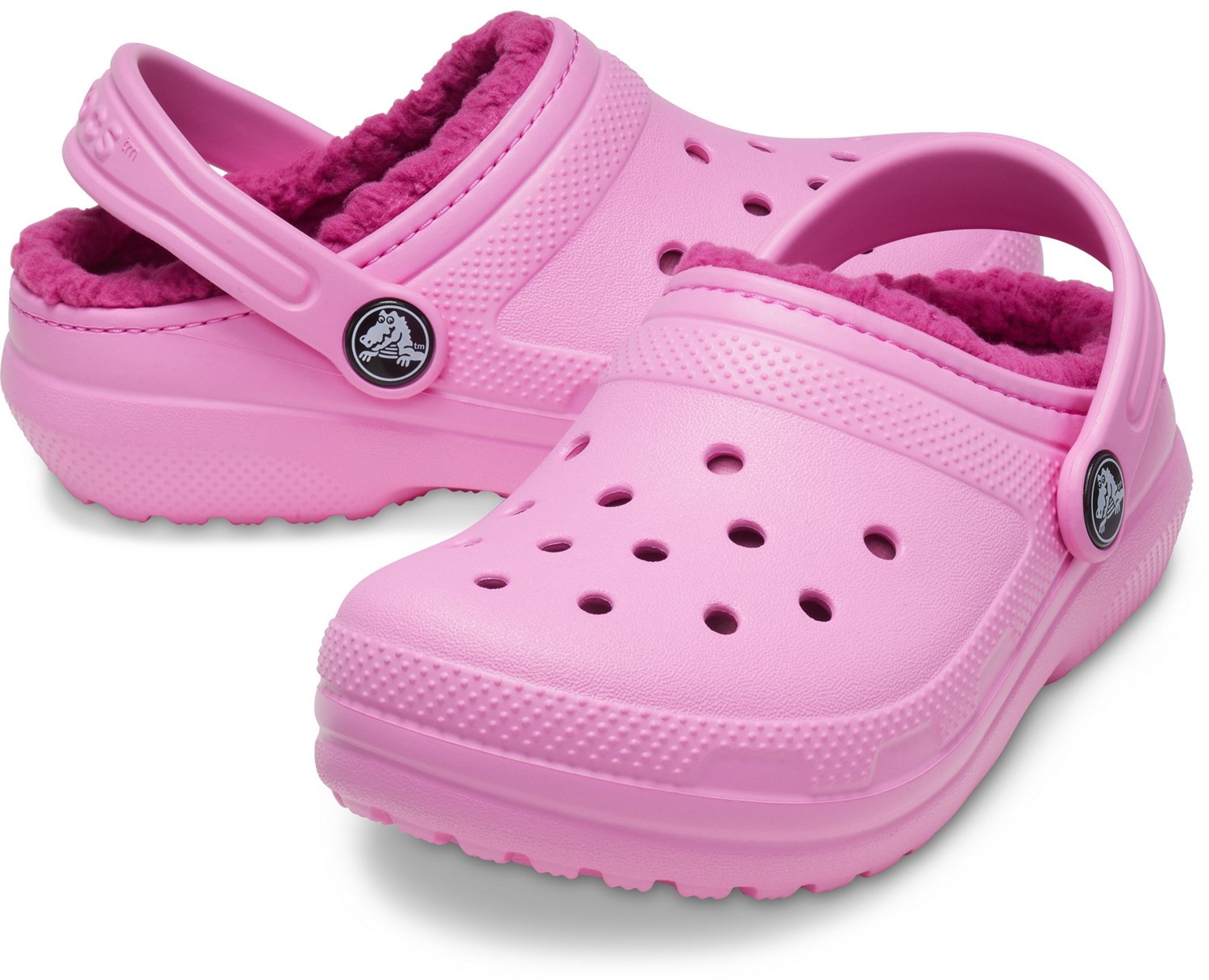 Crocs Toddlers' Classic Lined Clogs Free Shipping at Academy