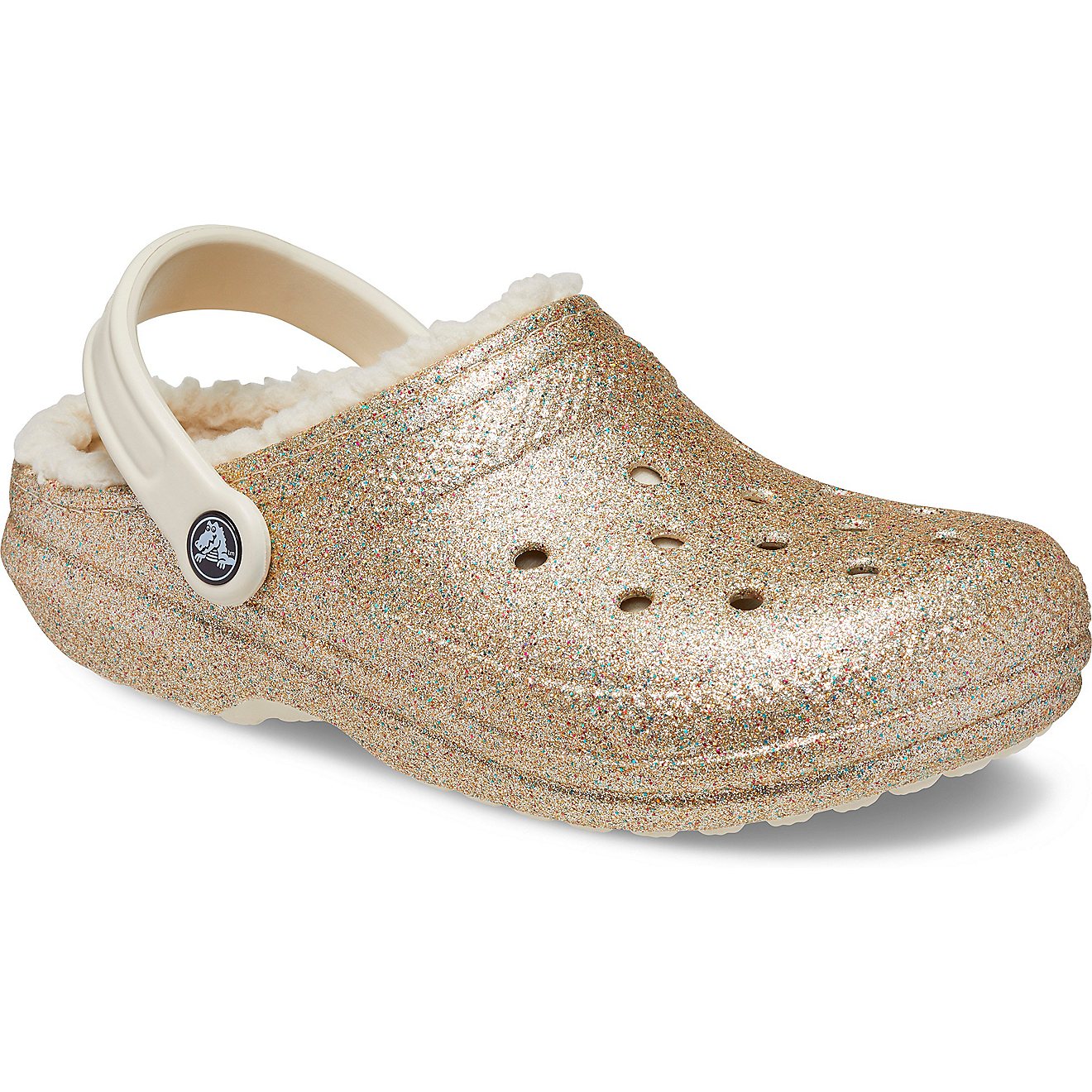 Crocs Women's Classic Lined Glitter Clogs                                                                                        - view number 3