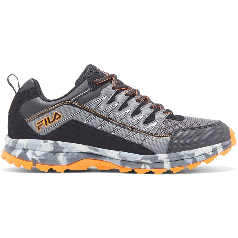 FILA Men's Memory Evergrand 21.5 Trail Shoes Gray/Orange, 11 - Men's Active at Academy Sports product image