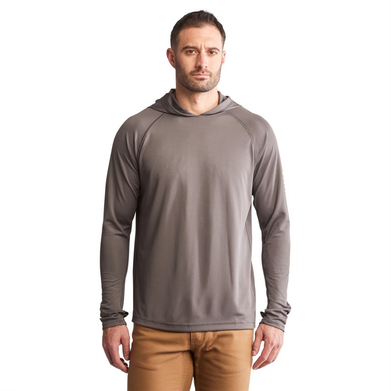 Timberland Men's Wicking Good Hoodie Gray, Medium - Men's Work Jackets at Academy Sports product image