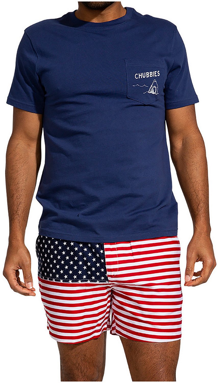 Chubbies Men's Merica Casual Stretch  Shorts 5.5 in
