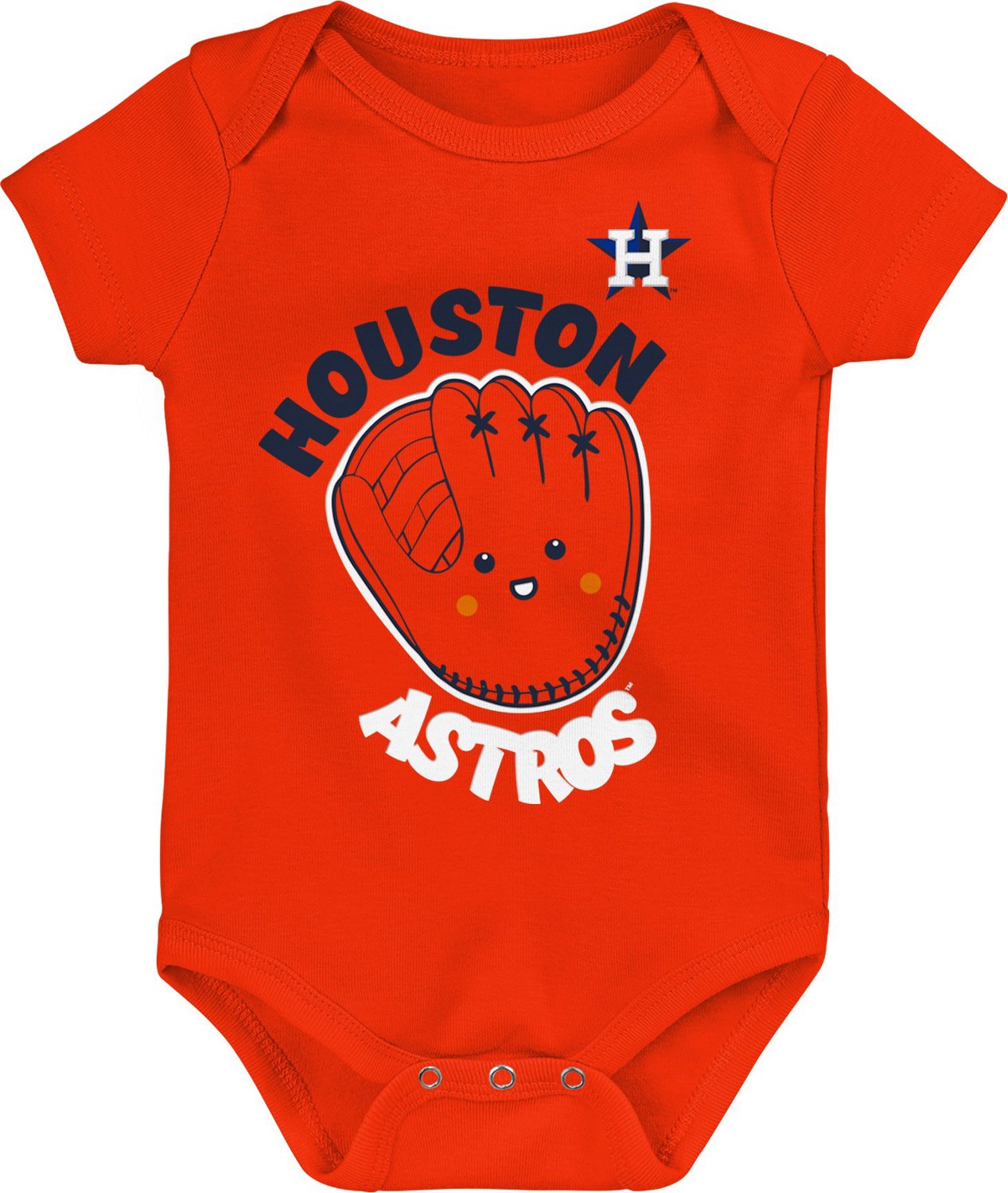 Outerstuff Infants' Houston Astros Change Up Creepers 3-Pack