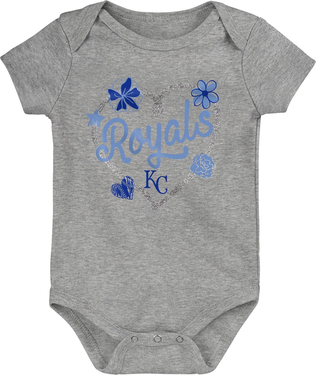 Outerstuff Infants’ Kansas City Royals Batter Up Creeper 3-Pack