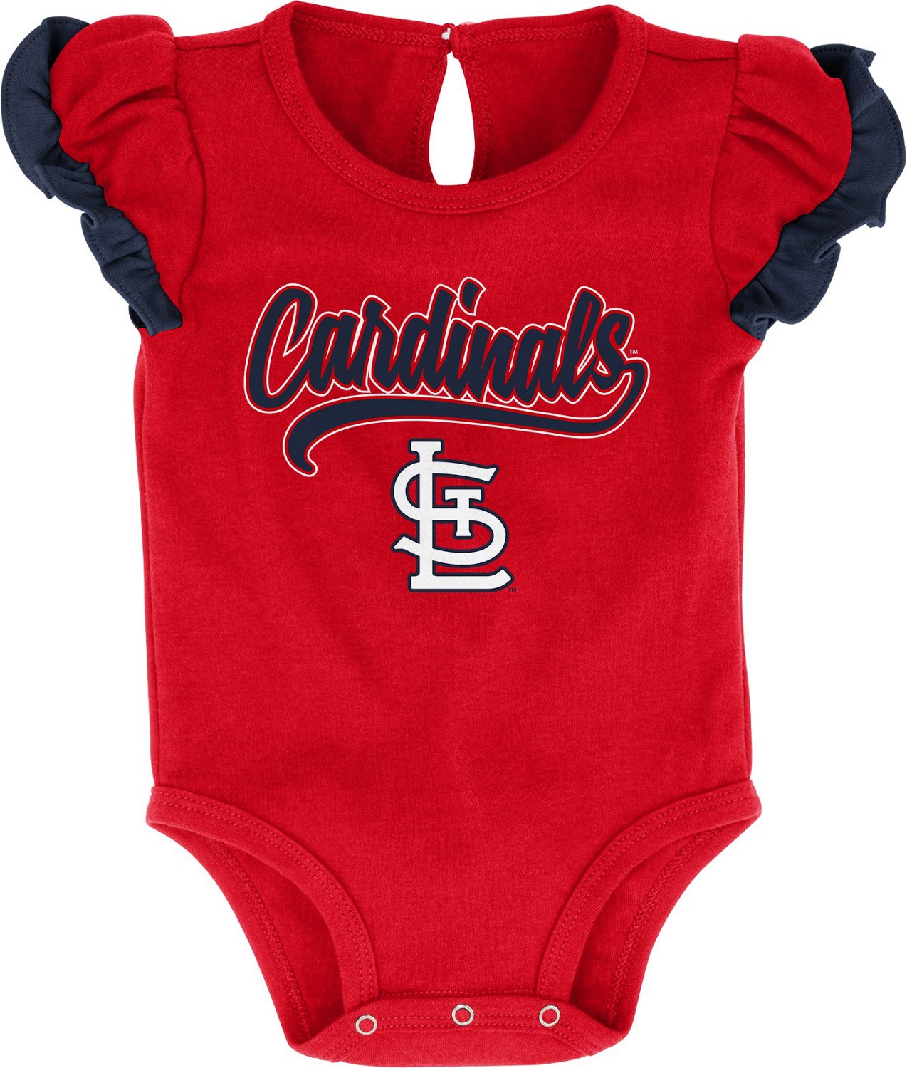 Outerstuff Infant Girls’ St. Louis Cardinals Scream & Shout Creepers 2-Pack - view number 1