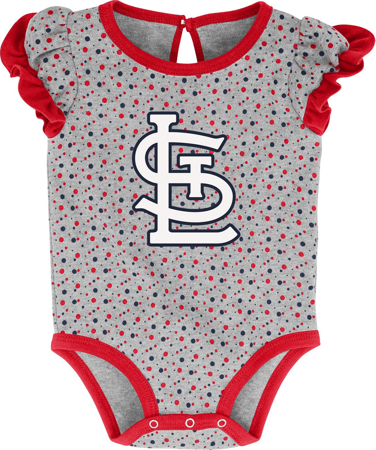 Outerstuff Infant Girls’ St. Louis Cardinals Scream & Shout Creepers 2-Pack - view number 2