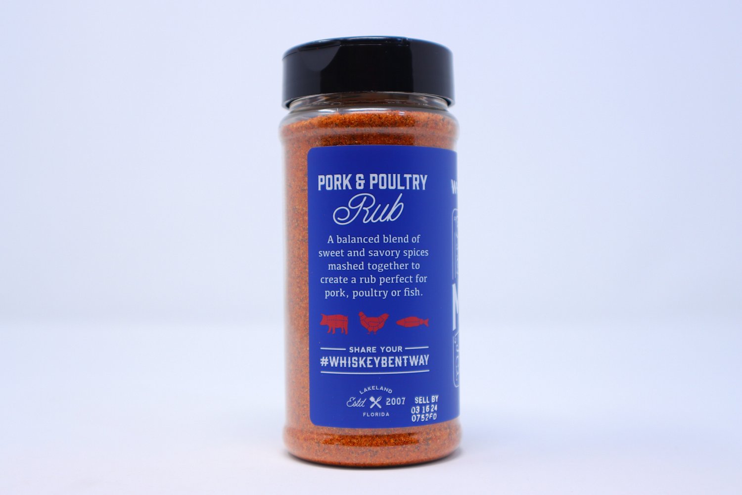 Whiskey Bent BBQ 12 oz Sweet Mash Rub                                                                                            - view number 2