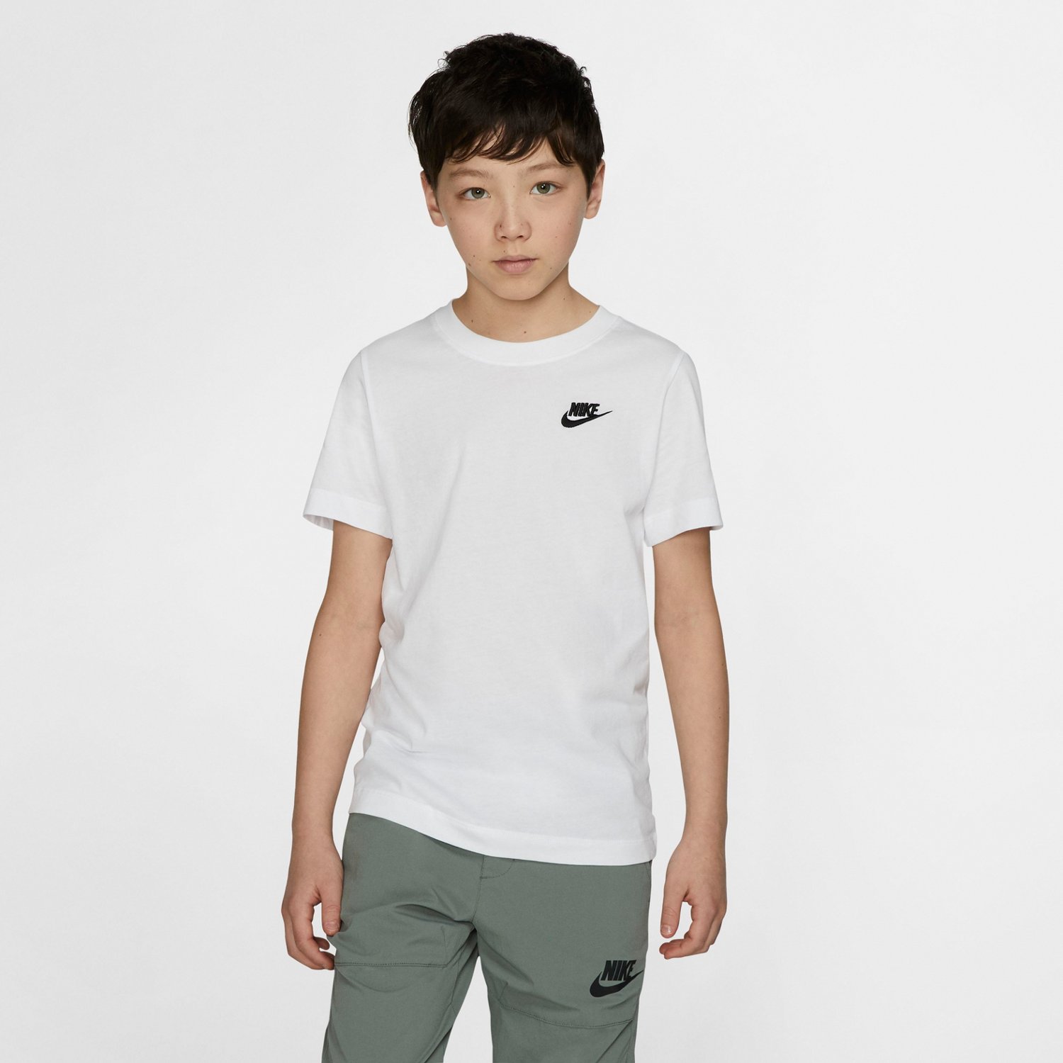 Nike Little Boys Stripe Scape Futura Short Sleeve T-Shirt - Baltic Blue - Size 6