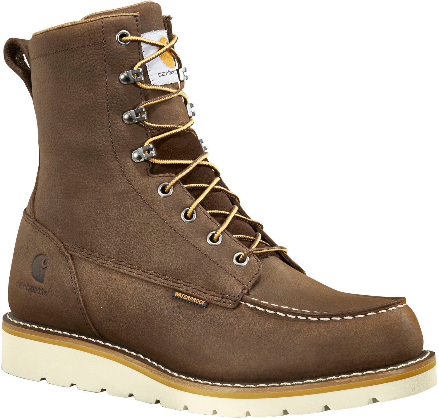 Carhartt Men's Waterproof Moc Soft Toe Wedge Work Boots - view number 3