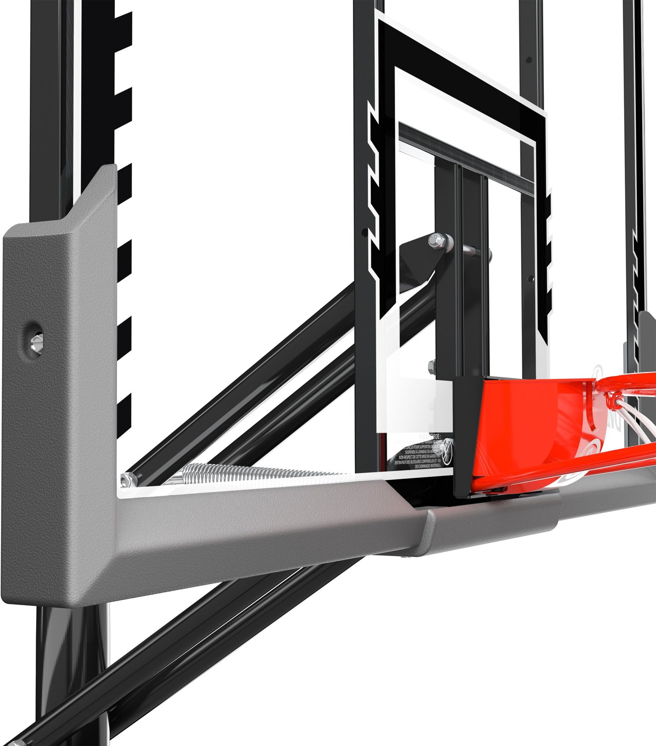 Spalding Pro Glide 54 in Inground Acrylic Basketball Hoop                                                                        - view number 4