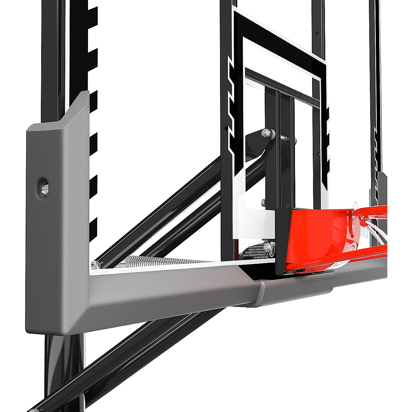 Spalding Pro Glide 54 in Inground Acrylic Basketball Hoop                                                                        - view number 6