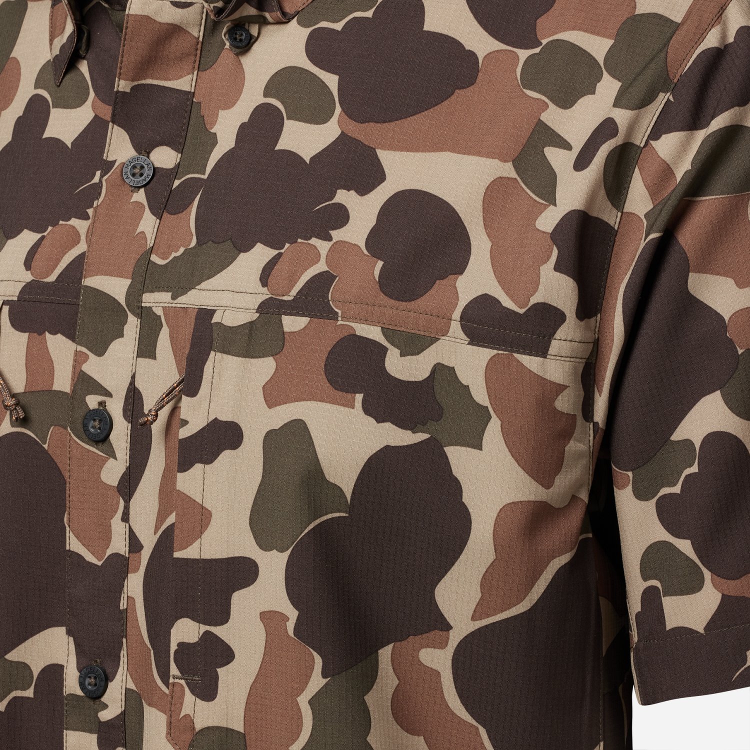 Magellan Outdoors Men's Lightweight Ripstop Button Down Short Sleeve Shirt                                                       - view number 4