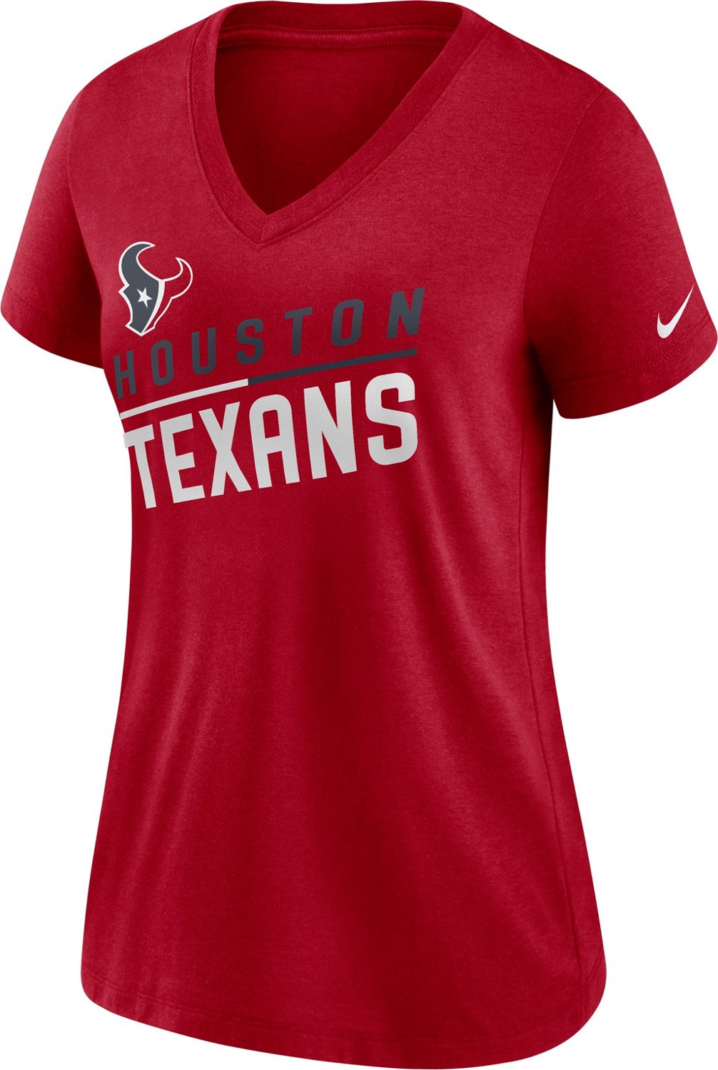 Nike Women's Houston Texans Slant Team Triblend T-shirt
