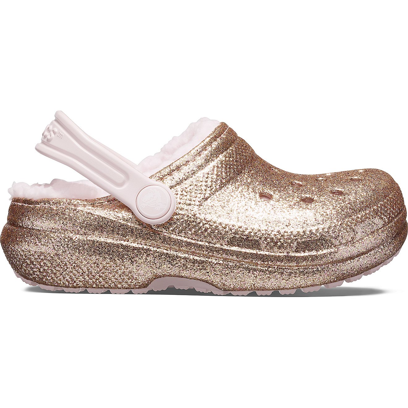 Crocs Toddlers' Classic Lined Glitter Clogs                                                                                      - view number 1