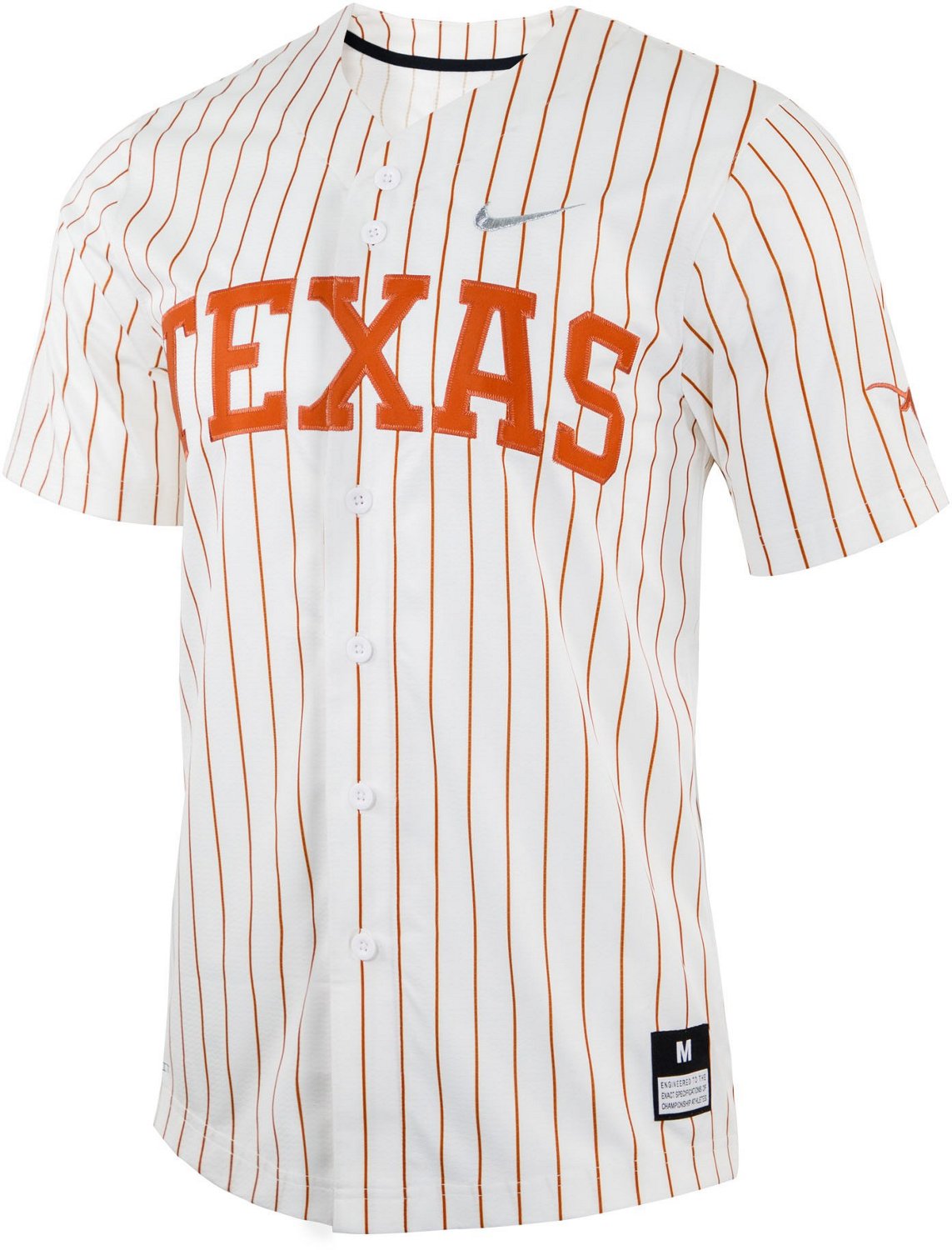 Nike Men's University of Texas Baseball Replica Pinstripe Jersey | Academy