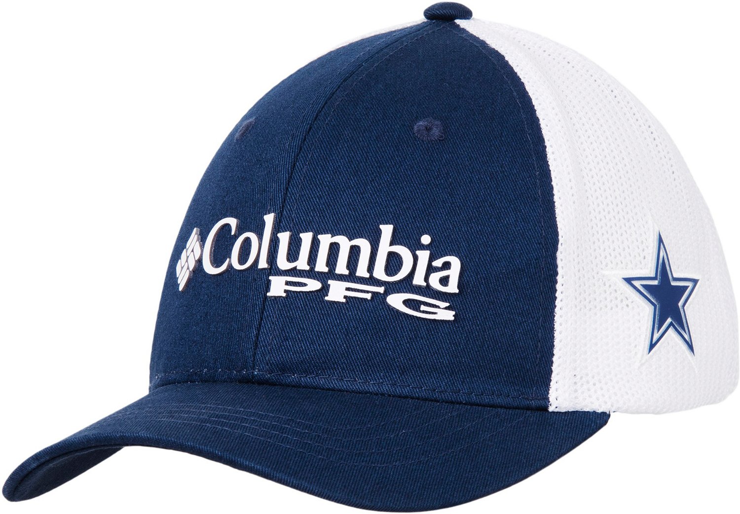 Columbia Sportswear Youth Dallas Cowboys PFG Mesh Snapback Ball Cap