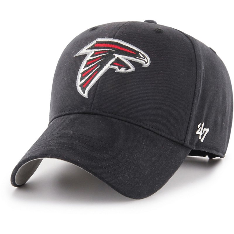 Boys Black Atlanta Falcons Basic Mvp Adjustable Hat - Black