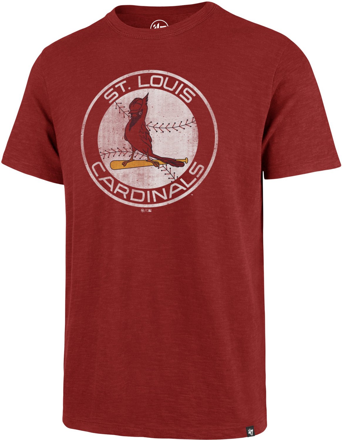 T-Shirt  Mens 47 Brand St. Louis Cardinals Grit Scrum Tee Fall