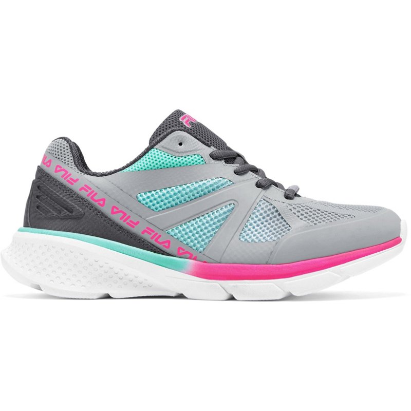 Fila Women's Cryptonic 9 Running Shoes Gray/Pink, 8.5 - Women's Athletic Lifestyle at Academy Sports product image