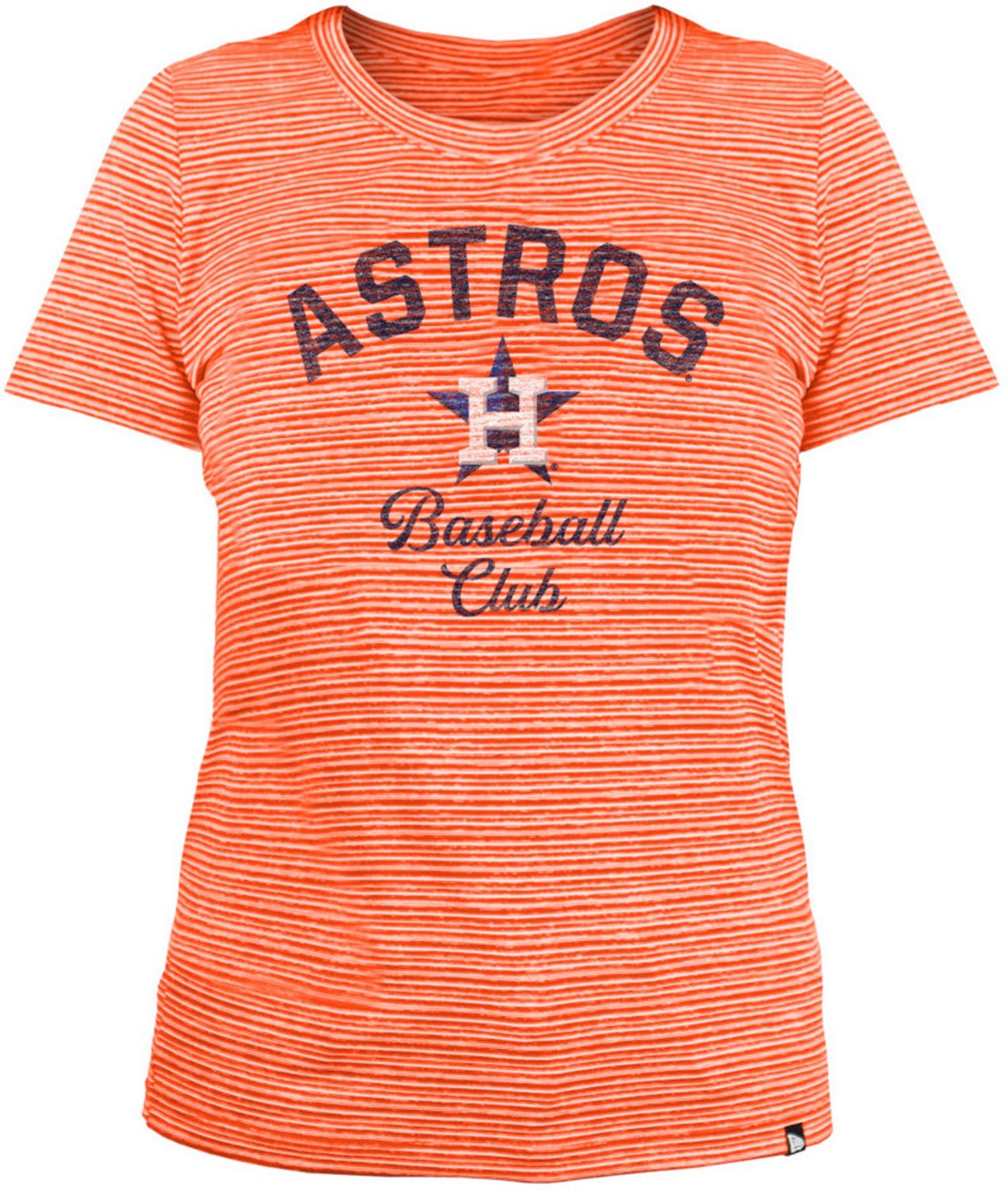 New Era Women’s Houston Astros Great Catch Space Dye Graphic Tshirt