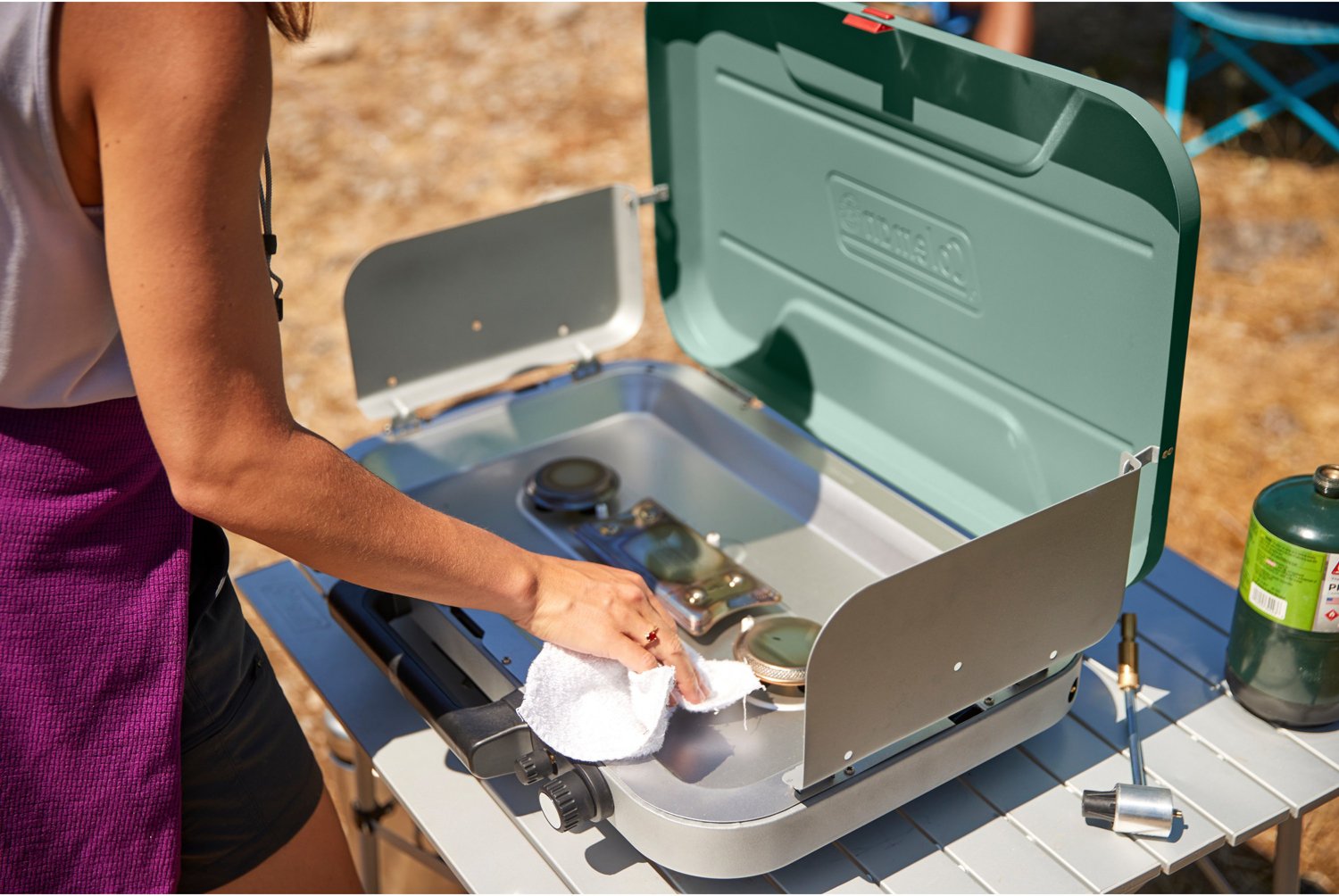 Coleman Cascade 328 3Burner Camping Stove Academy