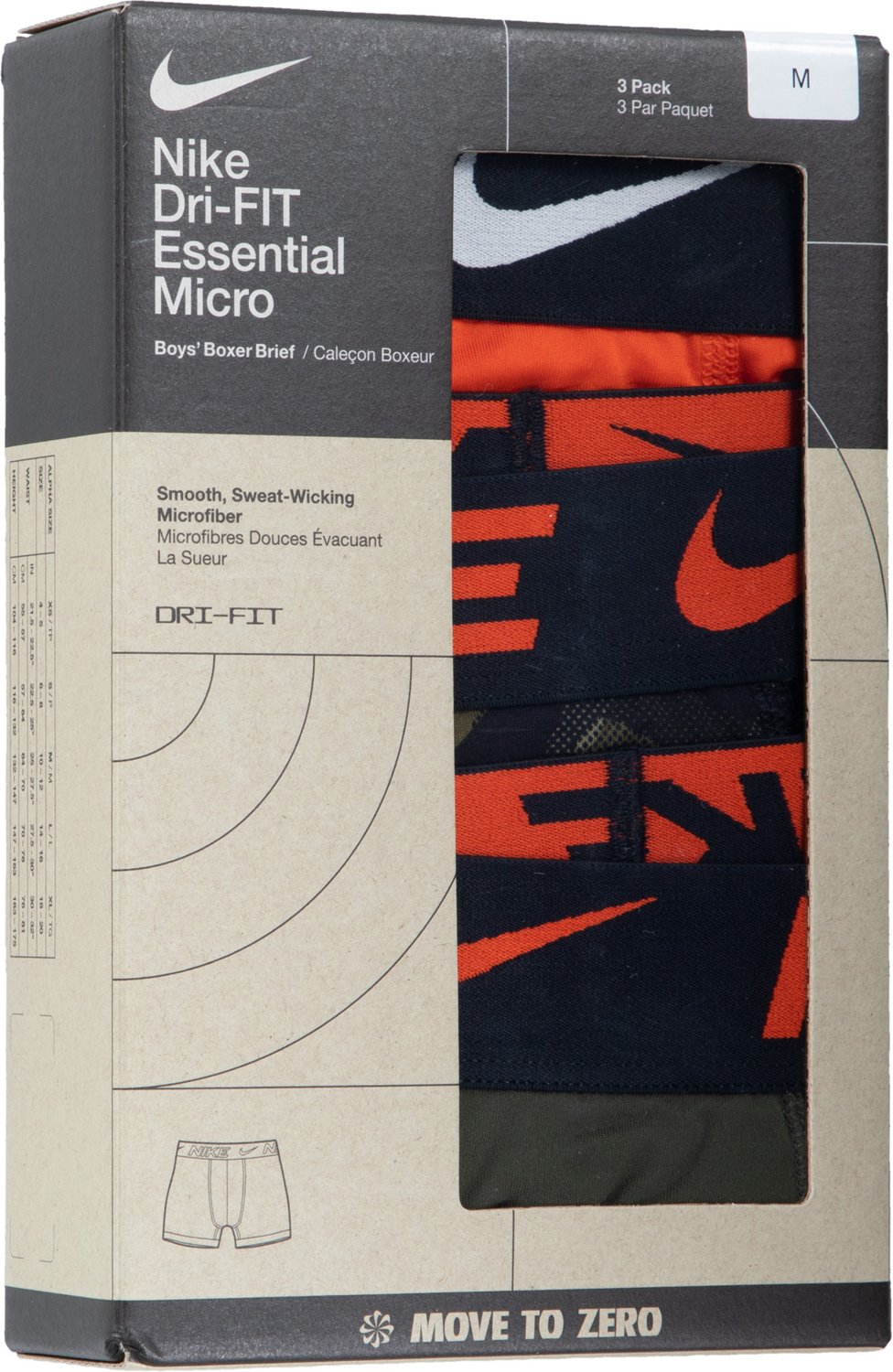 Nike Boys' Print Boxer Briefs 3-Pack - view number 6