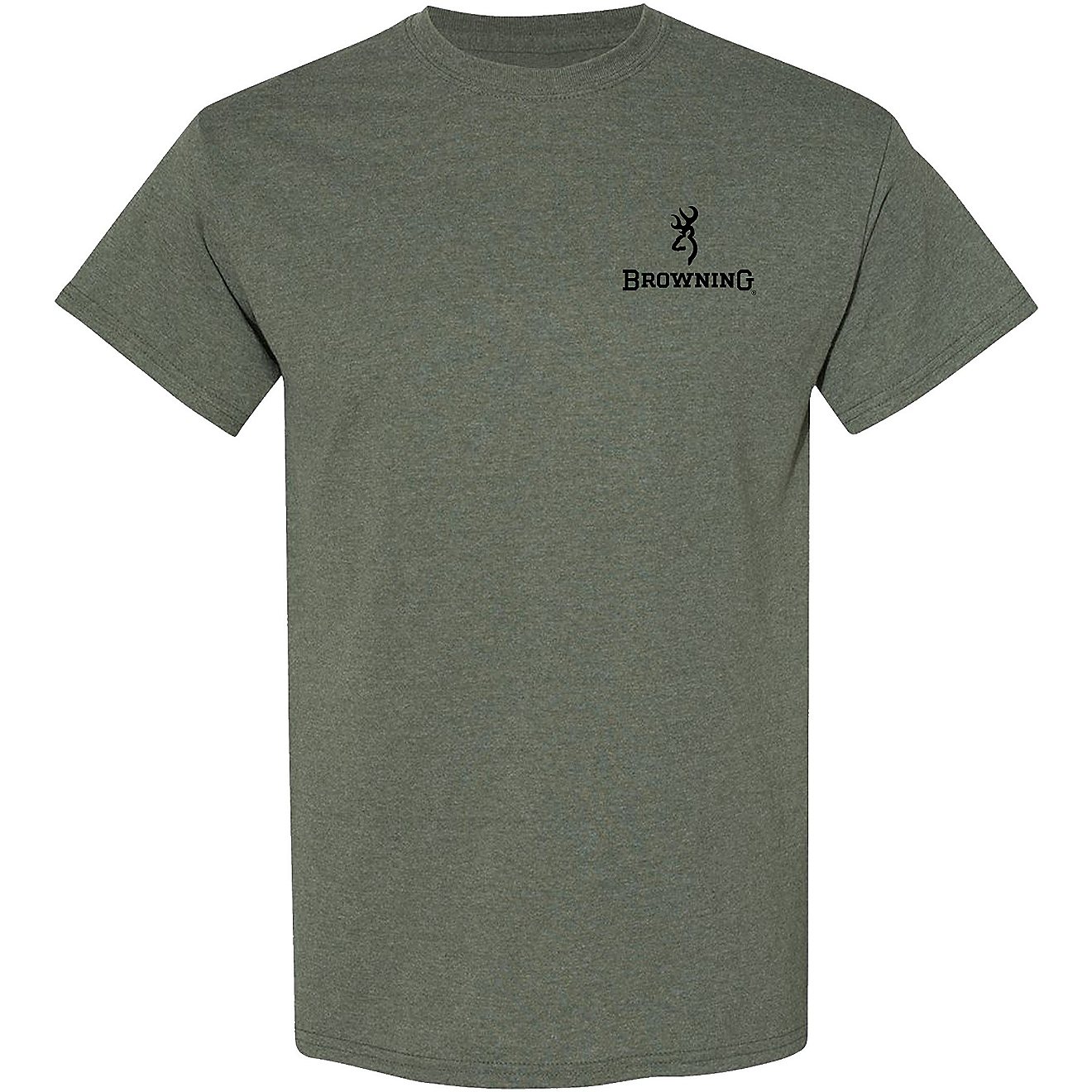 Browning Men's Black Lab Flag Graphic T-shirt                                                                                    - view number 2