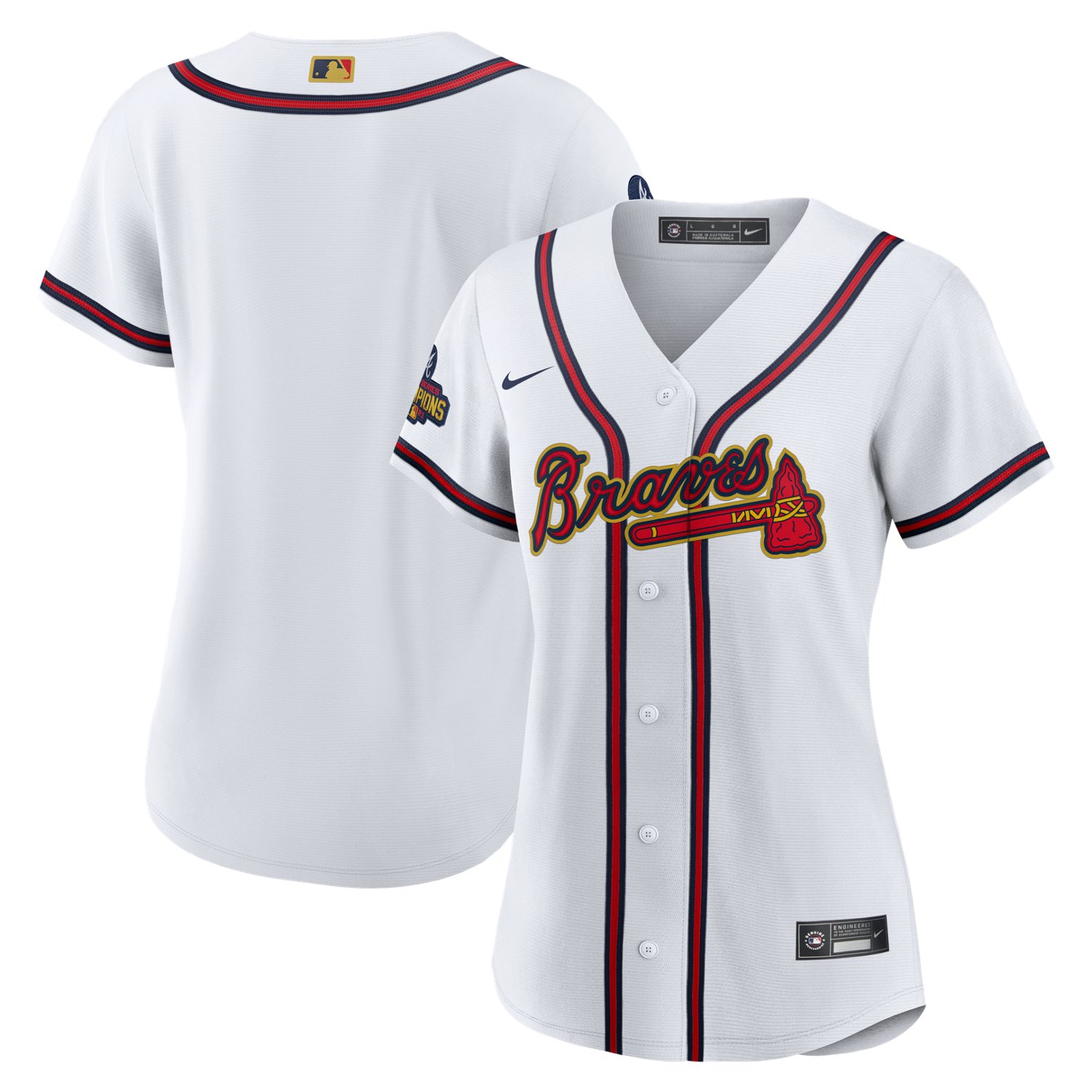 Nike Women's Atlanta Braves Gold Replica Jersey Academy