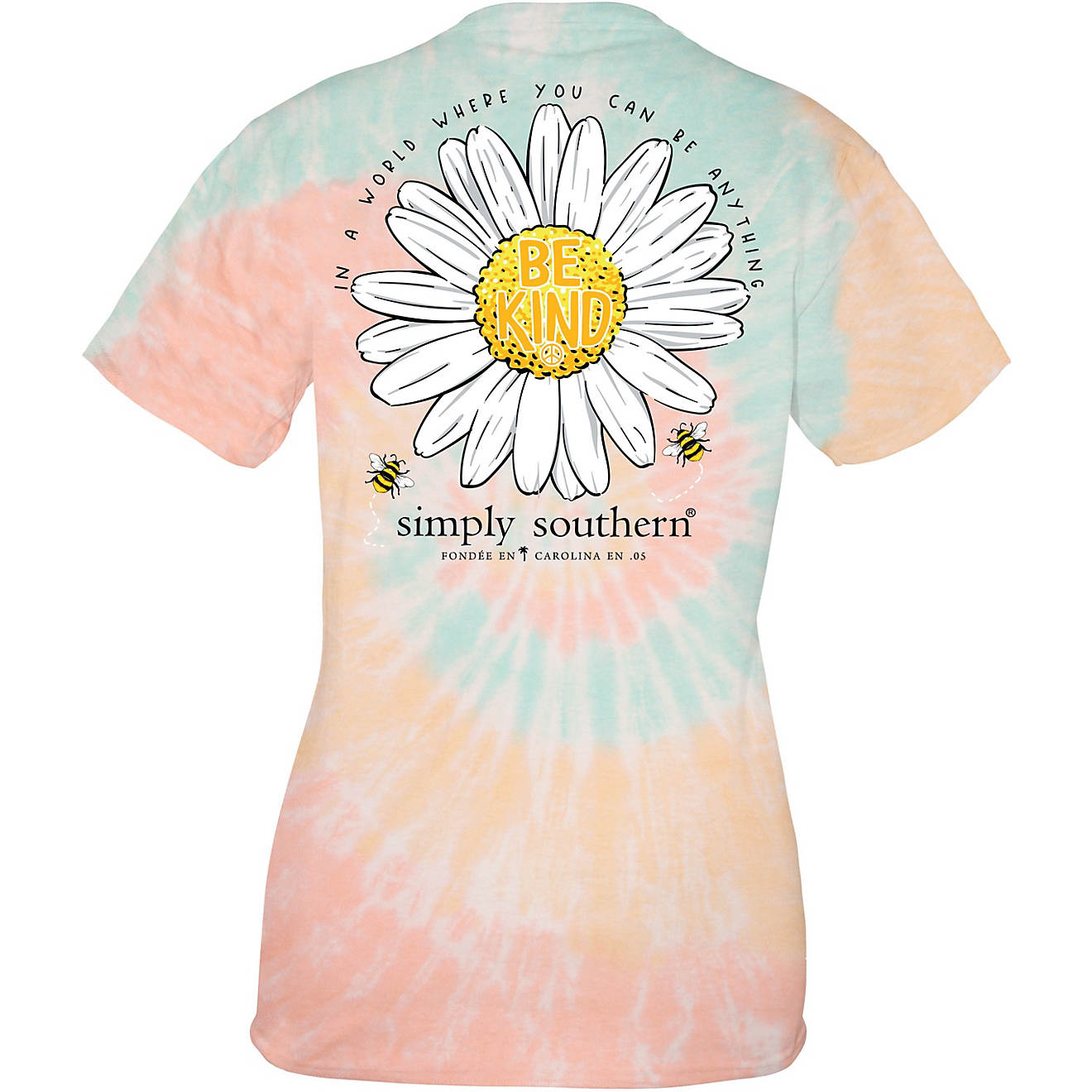 Simply Southern Women's Bee Kind Short Sleeve T-shirt                                                                            - view number 1