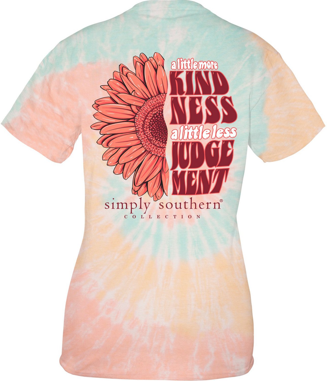 Simply Southern Women's Kindness Judgement Short Sleeve Tshirt Academy