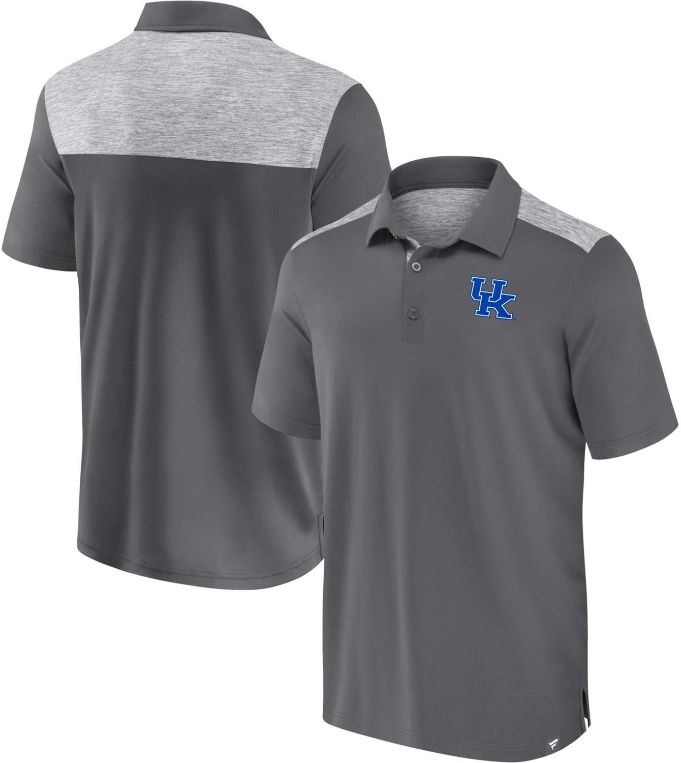 Fanatics Men’s University of Kentucky Iconic Brushed Blocked Long Shot Polo Shirt                                              - view number 3