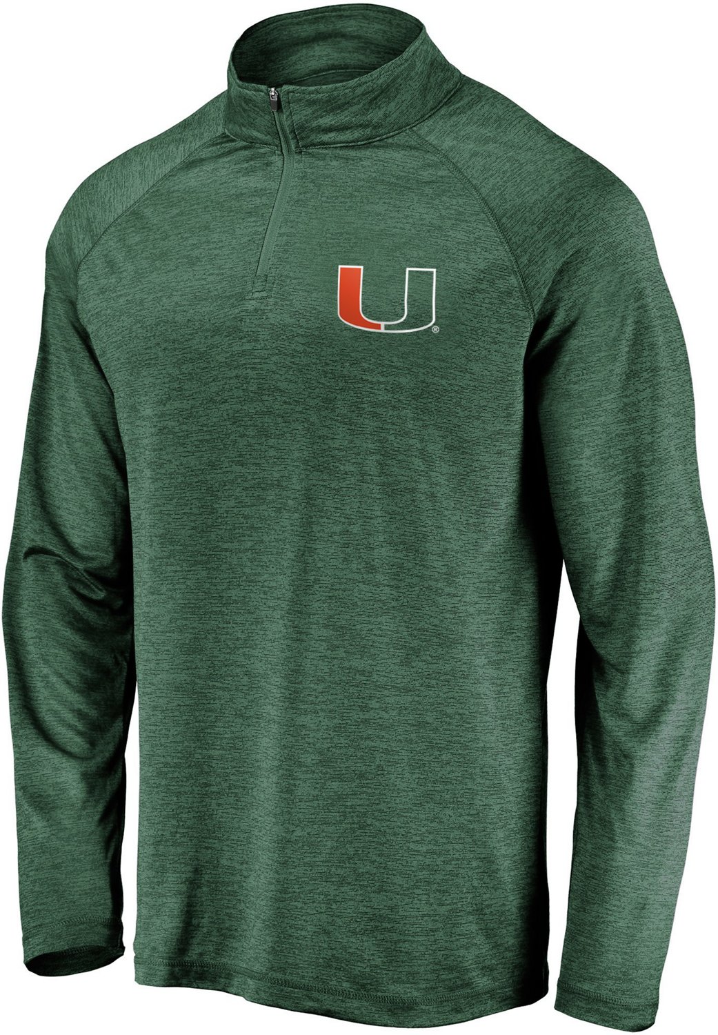 University of Miami Men's Logo 1/4Zip Top Academy
