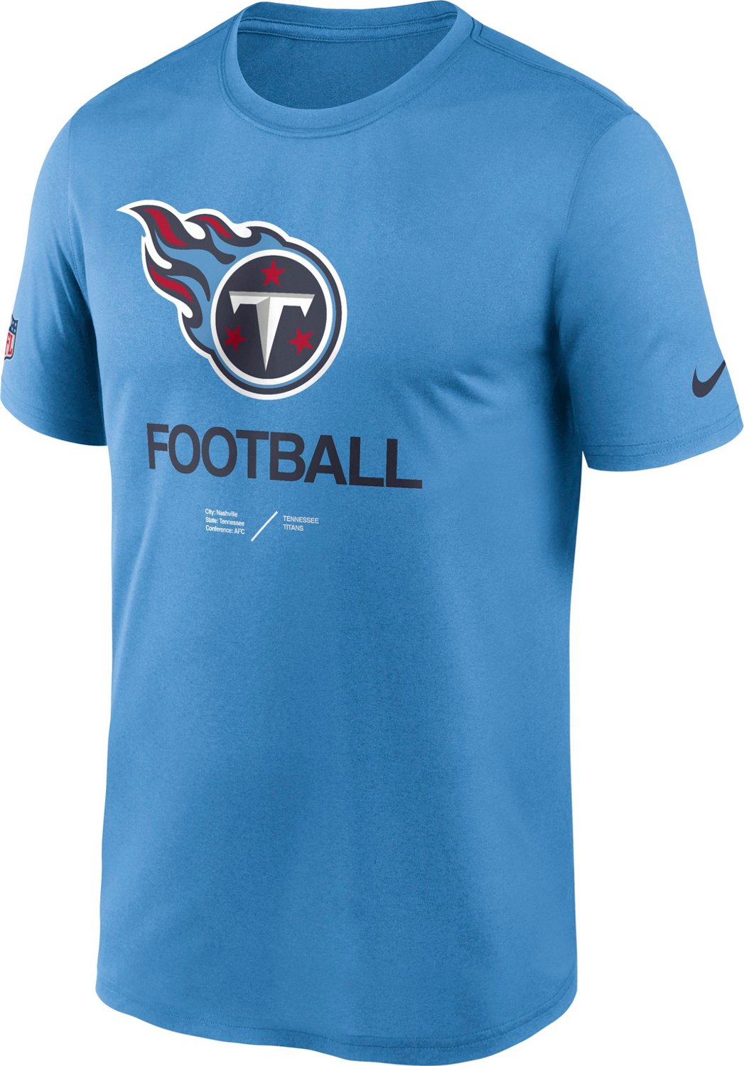 Tennessee Titans Nike Logo Legend T-Shirt - Mens