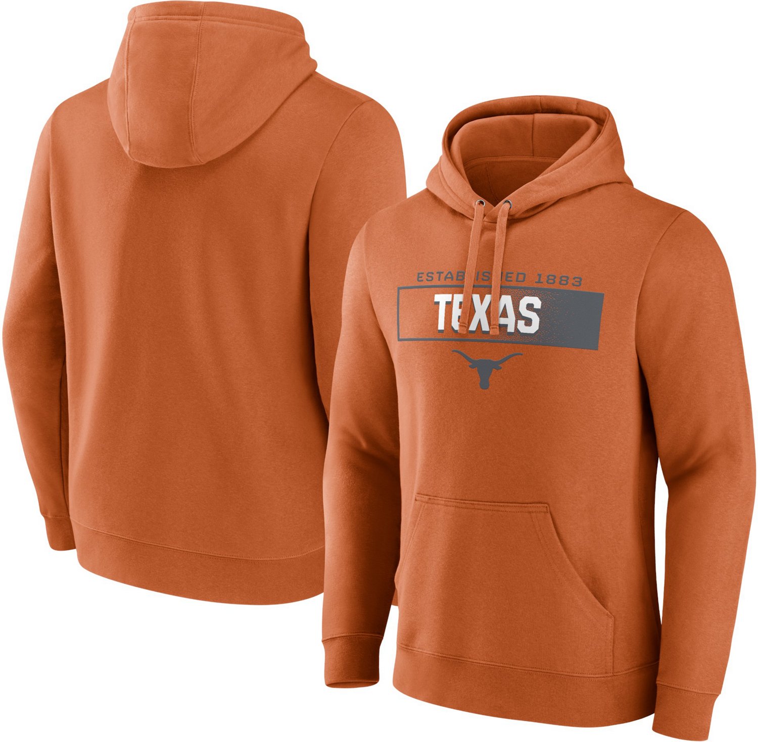 Fanatics Men’s University of Texas Down the Field Hoodie - view number 3