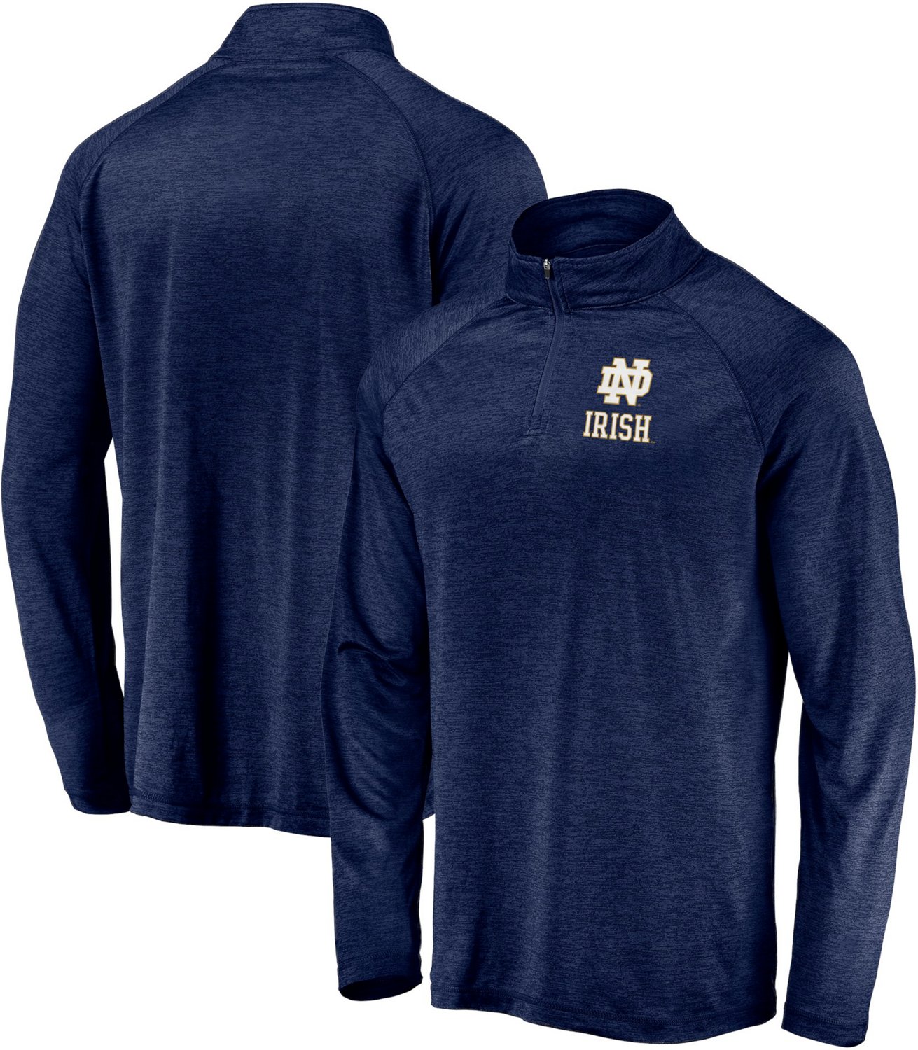 University of Notre Dame Men's Logo 1/4-Zip Top  - view number 3