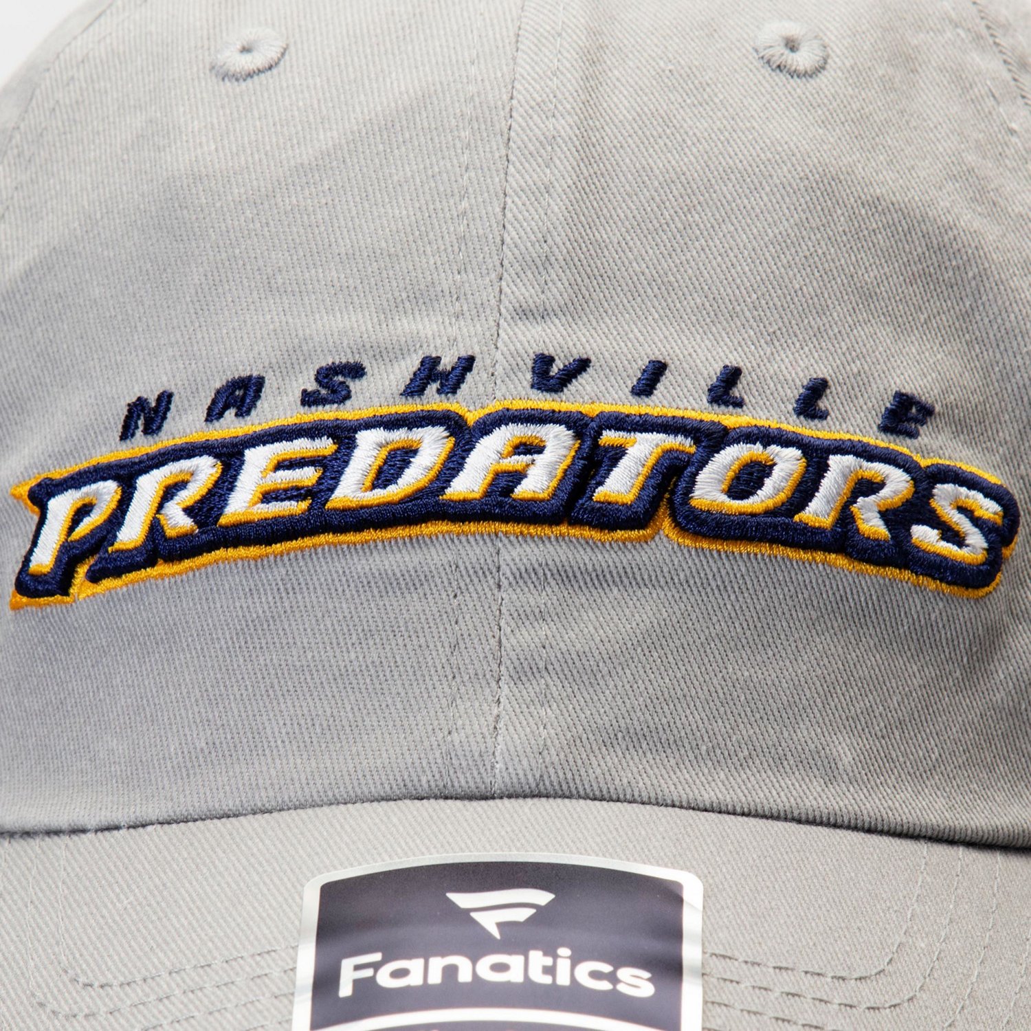 Fanatics Men's Nashville Predators Core Adjustable Wordmark Cap - view number 5