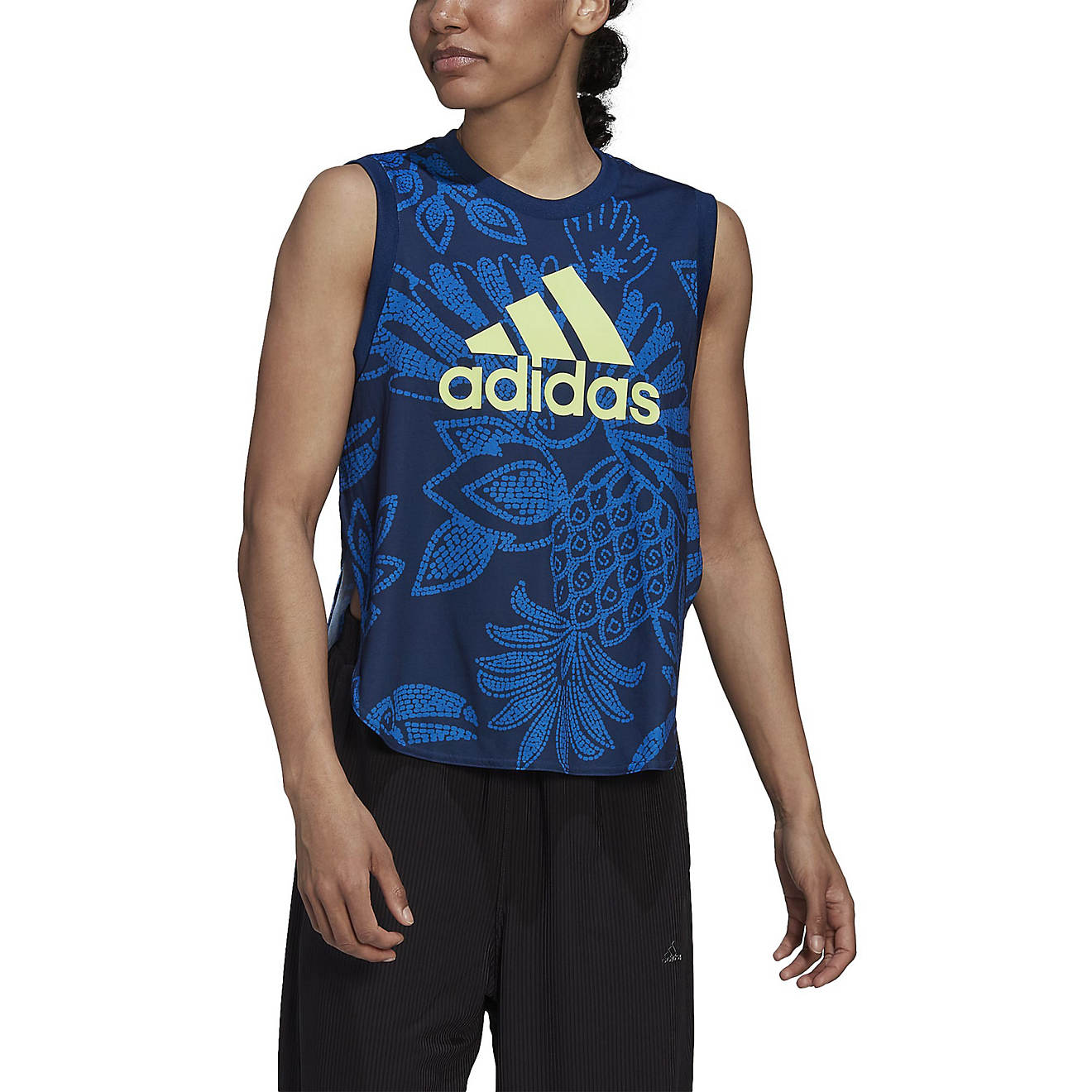adidas Women’s Core Linear Farm Tank Top                                                                                       - view number 1