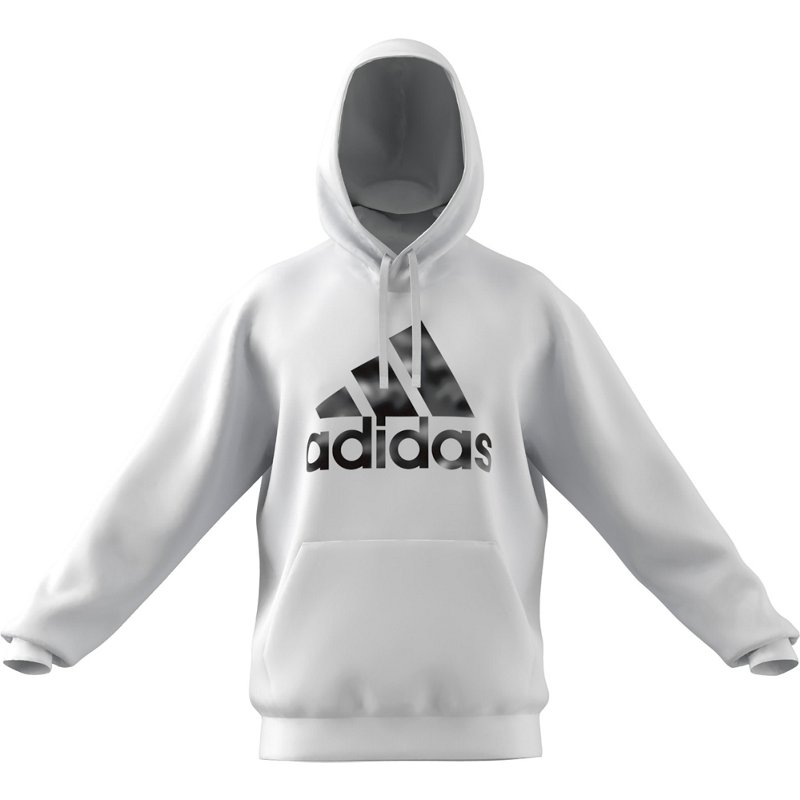 adidas Men's Camo Hoodie White, Medium - Men's Athletic Fleece at Academy Sports product image