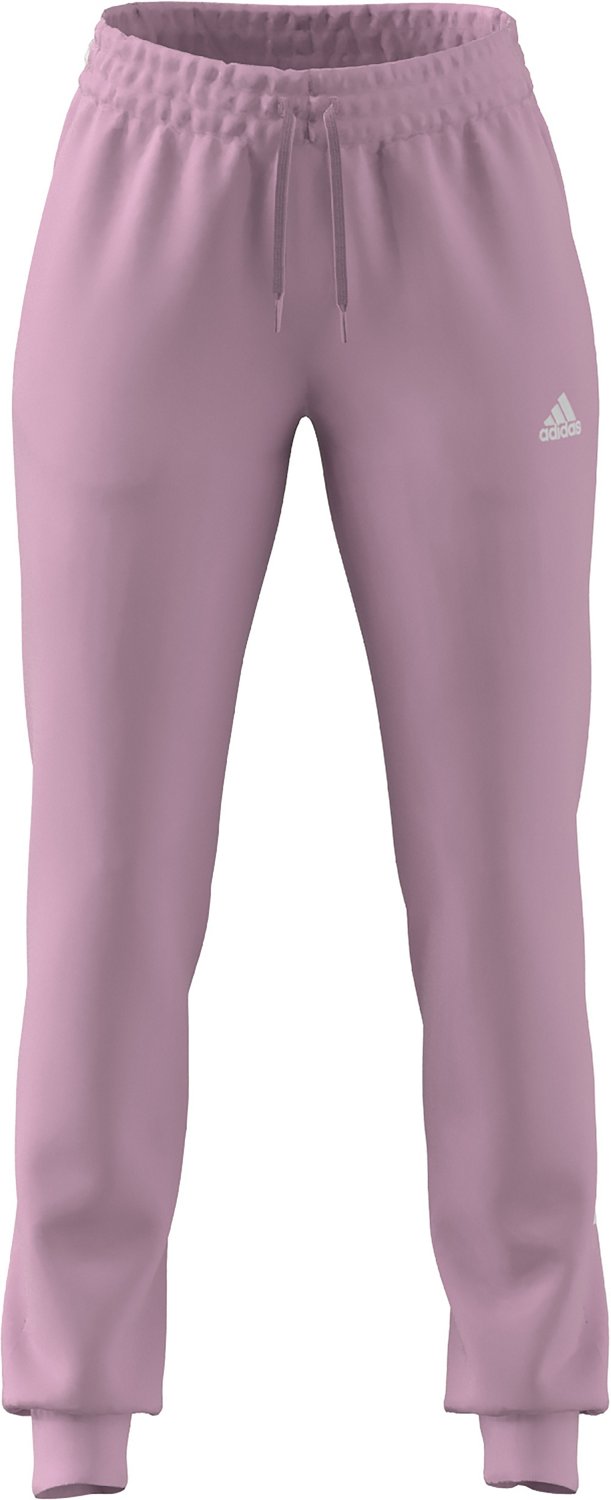 adidas Women's Linear Essentials Slim Tapered Cuffed Jogger Pants Academy