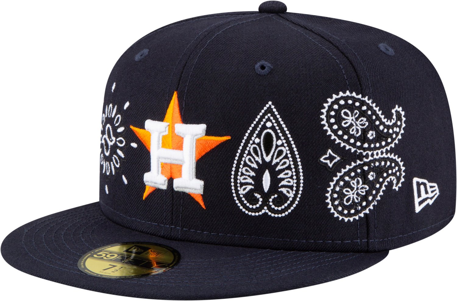 New Era Houston Astros Outdoor 59FIFTY Mens Fitted Hat (White/Green)