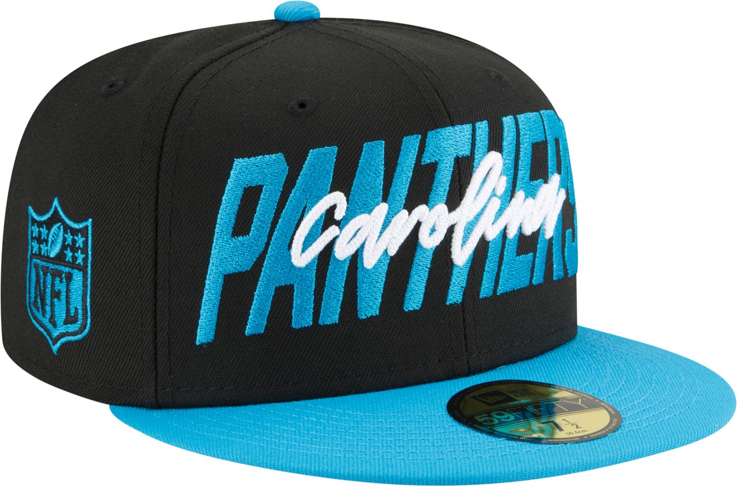 New Era Men's Carolina Panthers NFL Draft 22 59FIFTY Cap                                                                         - view number 3