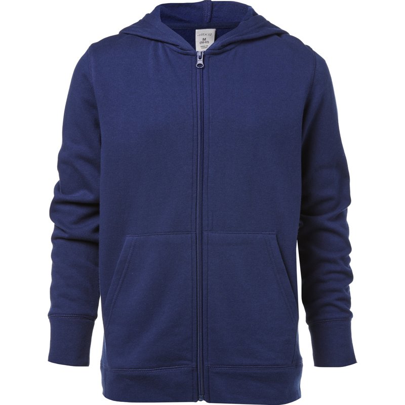 BCG Boys’ Lifestyle Cotton Fleece Jacket Navy Blue, Small - Boy's Fleece at Academy Sports product image