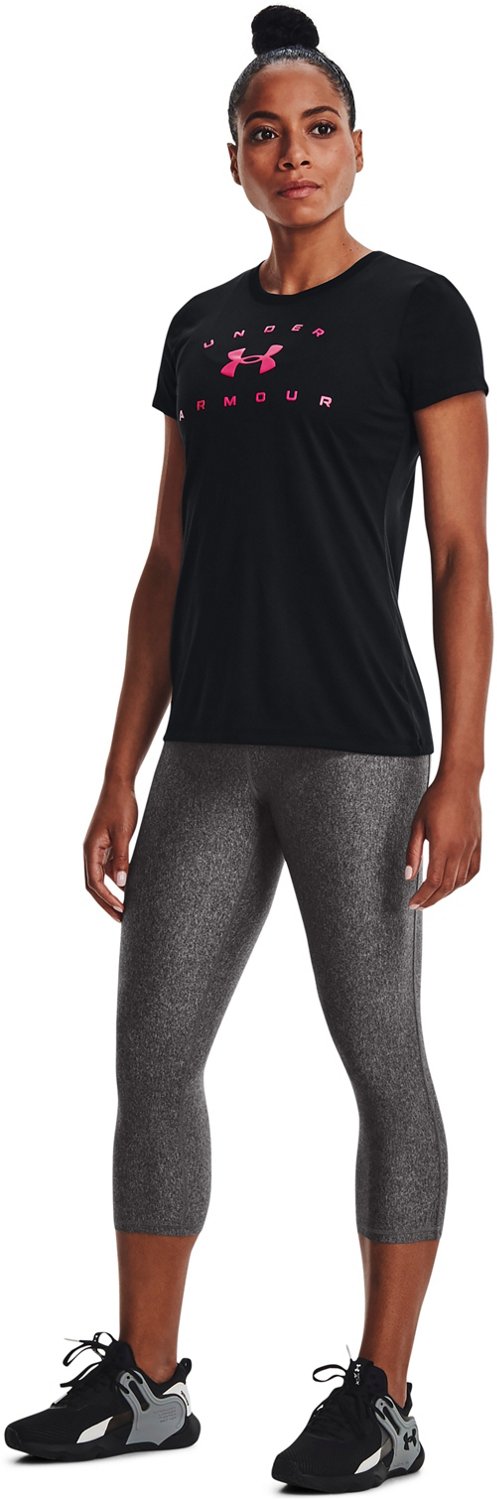 Under Armour Women's UA Tech Solid Logo Arch T-shirt - view number 3