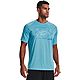 Under Armour Men's Tech Boxed Logo Graphic Short Sleeve T-shirt                                                                  - view number 1 image