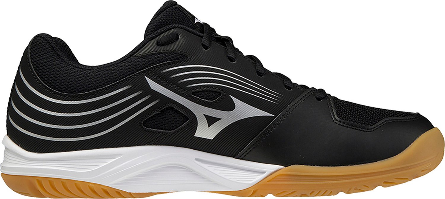 Black mizuno volleyball shoes on sale